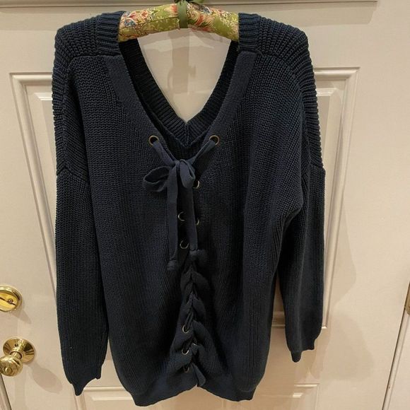 Miracle Women's Dark Green Long Sleeve Oversized Sweater Top Size M/L NWOT - Picture 7 of 12